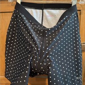 Women's Black Polka Dot Bike Shorts